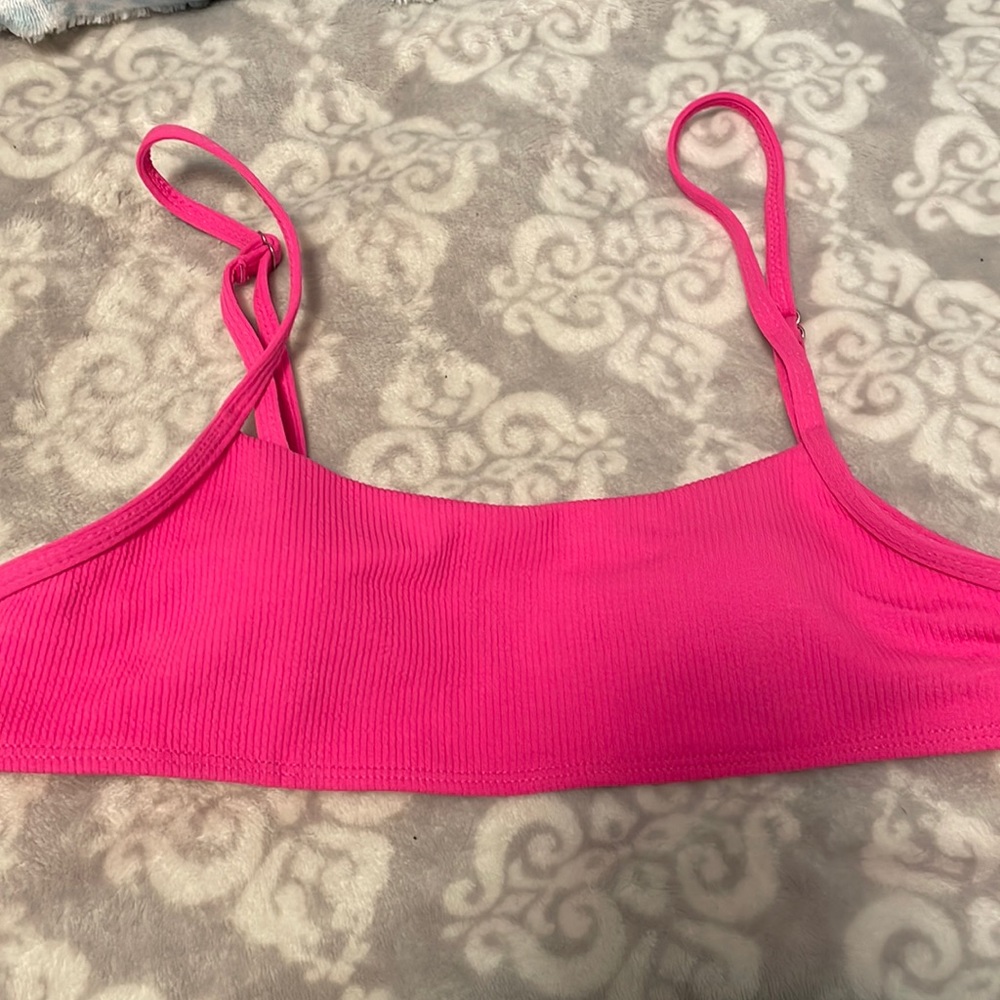 Bright Pink Bikini Top